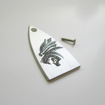 Handmade tiger head pattern ESP LTD aluminum alloy guitar clock head cover can be customized engraved lettering