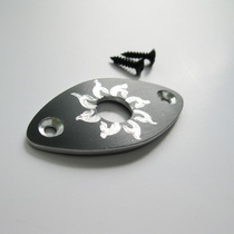Electric guitar Jack Cover hand-carved aluminum alloy cover
