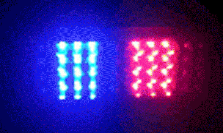 24v 货车led爆闪灯汽车挂车七彩爆闪雾灯红蓝警示灯改装后尾灯