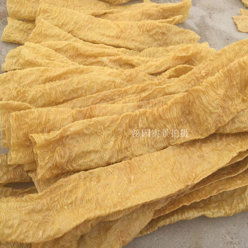 豆皮 油豆腐皮 人造肉干货农家自制蛋白肉豆制品500g河南特产凉拌