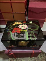 (Hong Taisheng Lacquerware)Shanxi Lacquerware Jewelry box Storage box Wedding gift packaging box Gift box