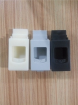 Hot sale electric cabinet plastic dark buckle MS725-3B hidden handle telescopic buckle lock Chassis door buckle Black door lock