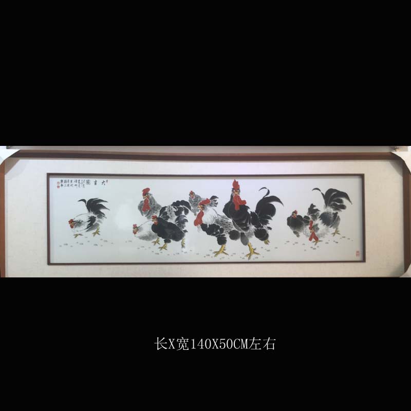 The masters of jingdezhen prosperous porcelain vases big rooster porcelain plate porcelain porcelain vase rooster figure