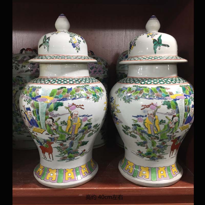 Jingdezhen hand - made pastel flowers imitation the qing general high - grade general yongzheng hand - made general pot