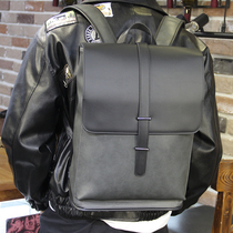 Upgraded version frosted face Double shoulder bag Mens brief Fashion Travel Bag Computer Backpack Han Edition Trend School Bag