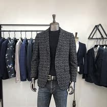 2022 Autumn Winter New Men's Wool Suit Slim Wool Coat Loose Western Autumn Winter Woolen Suit Fashion