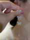 Tassel Long Zircon Bow Earring for Women 2025 New Trendy Light Luxury 고급 절묘한 얼굴 쇼 작은 귀걸이 Tassel Long Zircon Bow Earring for Women 2025 New Trendy Light Luxury 고급 절묘한 얼굴 쇼 작은 귀걸이