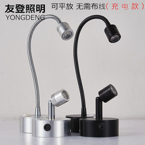led Rechargeable hose spotlight Jewelry counter Wireless showcase Emergency spotlight 1W3W Bar stall small spotlight