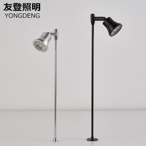 LED glass display cabinet spotlight Jewelry counter light Mobile phone watch cosmetics display cabinet light Museum 3W straight pole