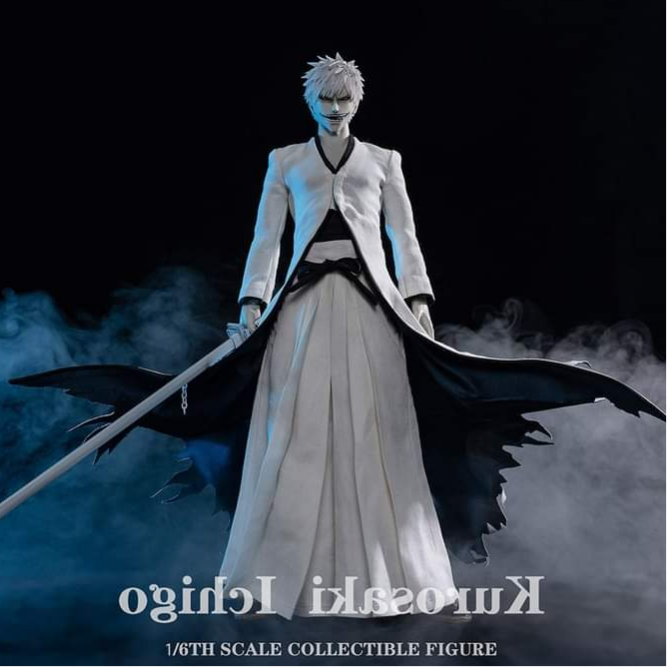 GAMETOYS死神虛化白黑崎一護手辦1/6可動兵人動漫模型