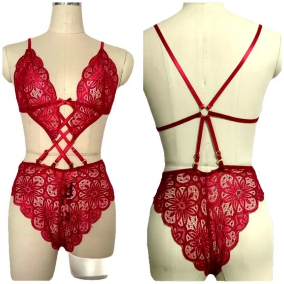 French sexy lace perspective outfit, sexy backless adjustment type, thin belt bow, large size women's ringless bra
French sexy lace perspective outfit, sexy backless adjustment type, thin belt bow, large size women's ringless bra