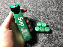 sup dice metal boxed gift game entertainment 5 pieces of tide brand dice metal aluminum