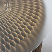 Eighteen paper acrylic board Round frosted transparent board Display plate mat