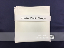 Hyde Park solid color original wedding wedding EMCEE groom best man mens white pocket towel