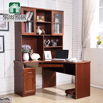 Solid wood computer desk Desk Modern simple household corner desktop desk Student writing desk Bedroom desk