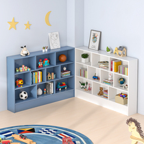 Simple childrens bookshelf floor rack living room storage locker students simple modern home wall bookcase