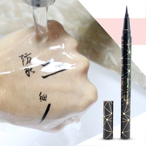 Pen smooth and long-lasting black brown eyeliner female waterproof anti-sickness non-decolorizing liquid long-lasting beginners
