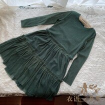 Pure Dan * tail girl in the big boy England Win Yarn veil cake long dress