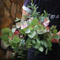 Natural wind simulation eucalyptus leaf ins Wind Flower arrangement wedding Nordic home living room floral green plants