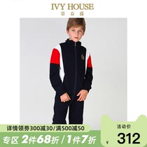 IVY HOUSE ivy boy 2020 spring and autumn new college style long-sleeved knitted elastic sports suit