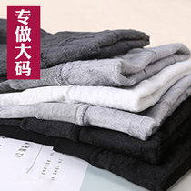 Large size thin velvet pantyhose 200 pounds plus fat plus fat mm spring and autumn and winter thick combed cotton leggings socks