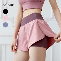 lulu sport shorts women loose casual 100 hitch summer speed dry running fitness pants anti-walking light dance yoga pants