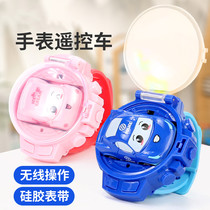 charging watch remote control car electric mini car social people children boy friend toy gift