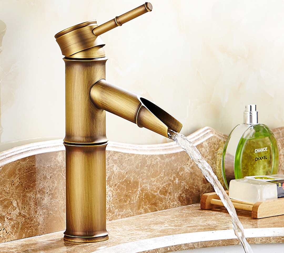 看看这些像瀑布出水方式的水龙头!