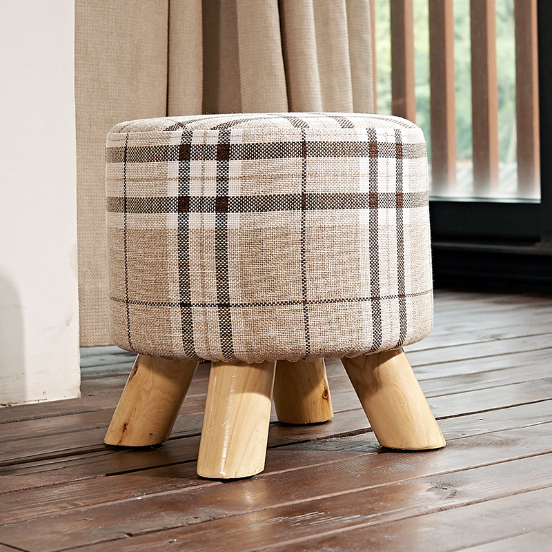 顾家家居 居家小件矮凳子时尚简约布艺款创意百搭家具XJ产品展示图4