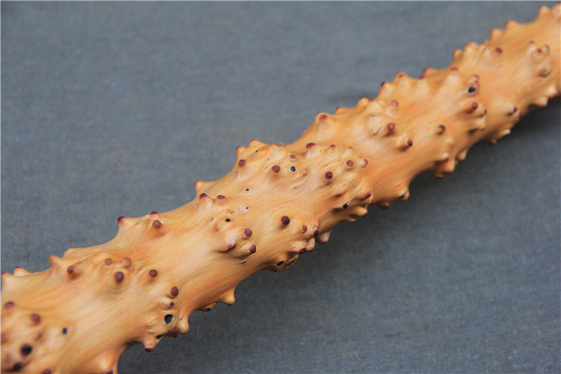 王贵祥贵州野生檬子刺木疙瘩狼牙棒按摩防身棍文玩把件(精品)_双氙