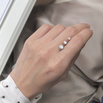 TWOR custom American imported 14K gold gold gold zircon natural Hyacinth Joker basic earrings