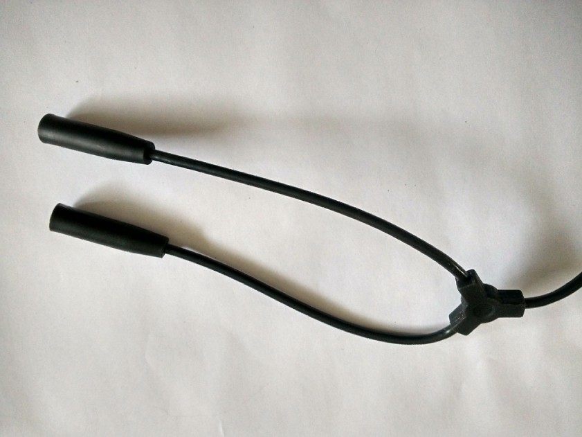 同轴电缆线汽车收音机信号转接线一转二接口汽车收音机天线