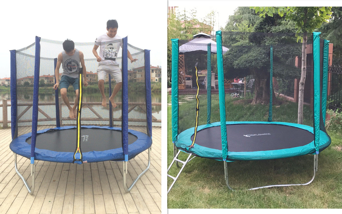 蹦蹦床儿童室内幼儿园户外小孩玩具成人健身弹跳床带护网跳跳床