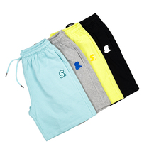 STA2021 Spring summer S Star standard base black gray yellow blue cotton casual sports shorts