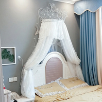 Bed mantle Princess wind gauze tent childrens room Nordic homestay white bed curtain decoration bed head yarn Nordic style household mosquito net