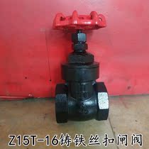 Z15T-16 cast iron wire lock gate valve copper rod copper core inner wire gate valve water valve switch dn20 25 32 40