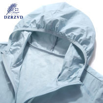 UPF40 Germany outdoor skin clothes mens ultra slim sunscreen womens anti-ultraviolet air-proof anti-drizzle sport wind clothes