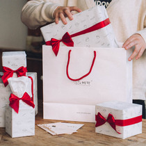 Tree white gift bag hipster tote bag birthday gift bag gift packaging