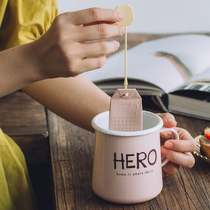 Tree silicone tea bag bubble tea black tea filter tea tea residue artifact creative tea bag tea leak can be used many times