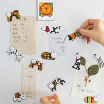 Tree enamel Prague enamel refrigerator patch cute cat dog cartoon magnet magnet tile decoration creative magnet