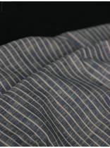 Brand order surplus cotton and linen material Left bank style shirt pants windbreaker fabric Cotton and linen yarn-dyed fabric material