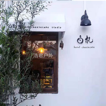 Window awning Decorative awning Net red shop door head awning Baizha dessert shop awning Fixed trapezoidal awning