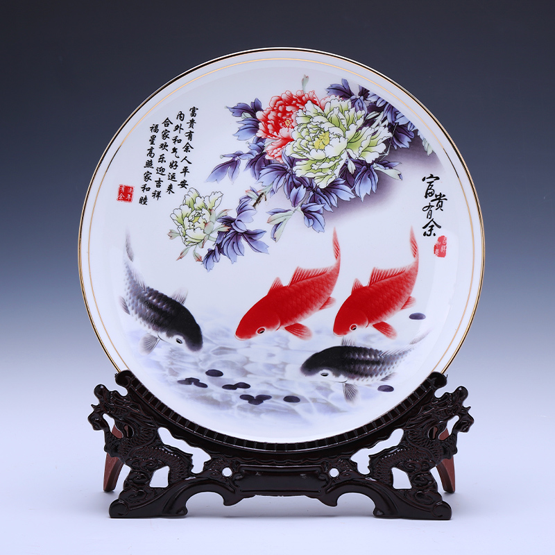 Jingdezhen ceramic hang dish place decoration plate well - off up phnom penh ipads porcelain Chinese key-2 luxury household act the role ofing is tasted