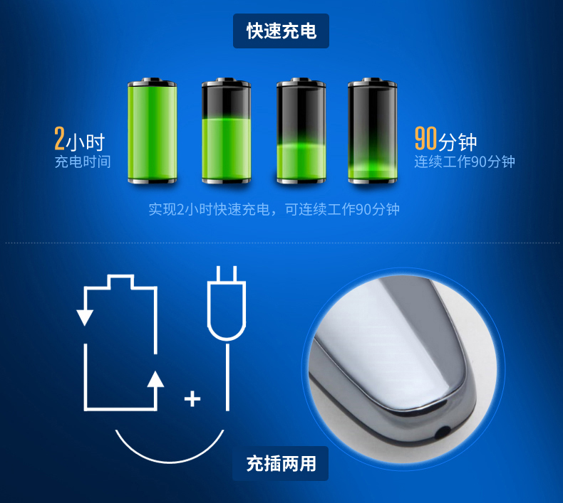 电推子充电指示灯闪图片