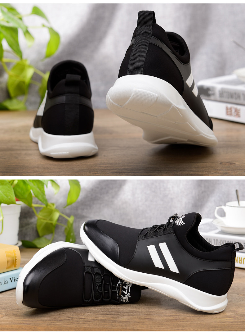 舒乐高秋夏内增高男鞋8cm休闲鞋隐形增高鞋男士10cm运动鞋韩版潮