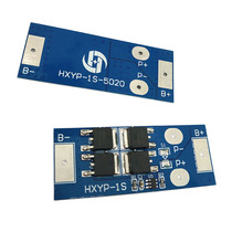 Single cell 3 2V lithium iron phosphate protection board 1 string 3 6V battery anti-overcharge and over discharge anti-short circuit protection board 16A