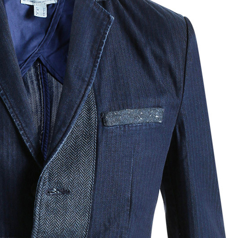 【折】ESPRIT 男士休闲时尚拼接款长袖西装-035EE2G017吊牌价1299