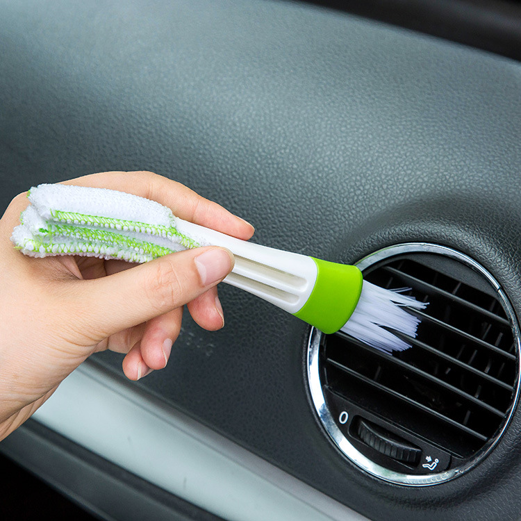 car air conditioning air outlet cleaning brush washing car interior cleaning tool brush artifact car dust removal brush soft bristles