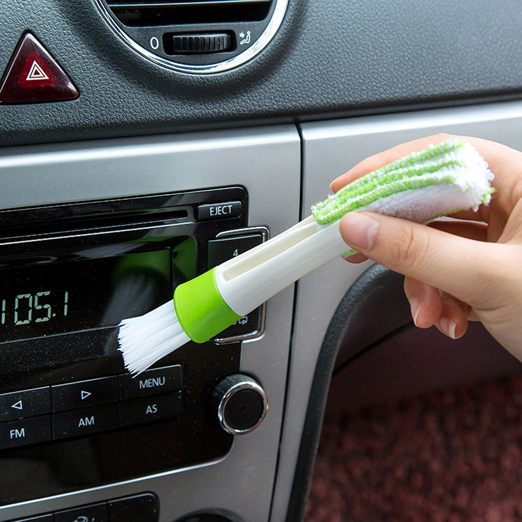 car air conditioning air outlet cleaning brush washing car interior cleaning tool brush artifact car dust removal brush soft bristles