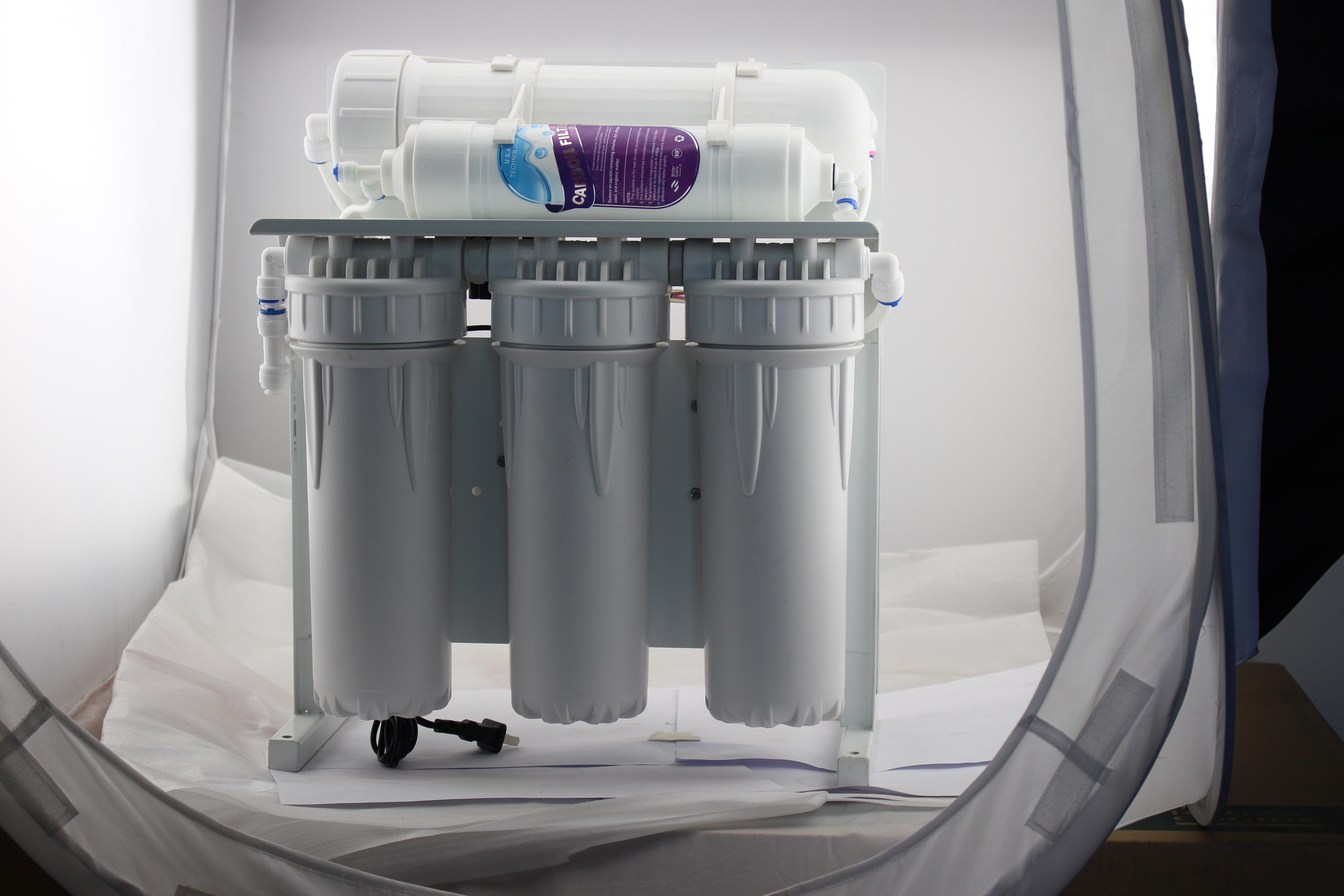 400加仑ro反渗透五级过滤壁挂一体式水霸王家用净水器纯水机无桶